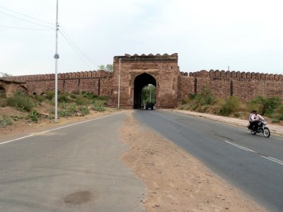 One of Five Gates in the Fort Wall Around Historic Fatehpur Sikri