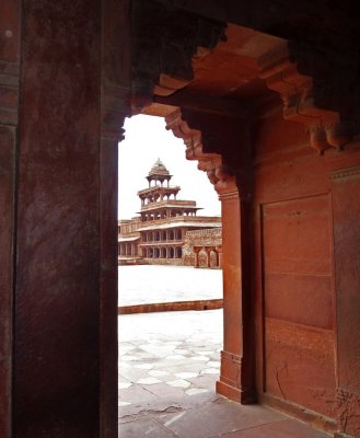 Looking at the Panch Mahal from Diwan-i-khas