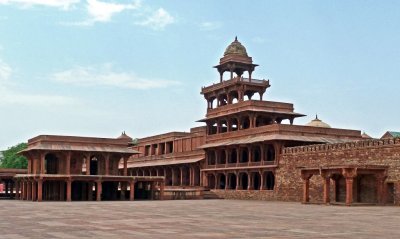 Khwabgah (Dream Palace) & Panch Mahal at Fatehpur Sikri