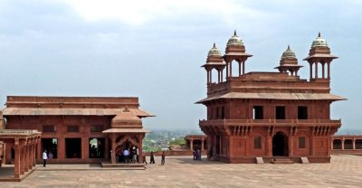 Ankh Michauli (Royal Treasury) Sits Beside Diwan-i-Khas at Fatehpur, Sikri