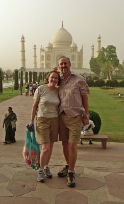 Rain is on the Way at the Taj Mahal