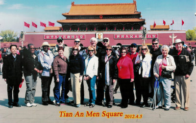 Group Photo in Tian An Men Square