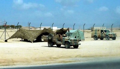 Military Checkpoint on Road to Salalah, Oman