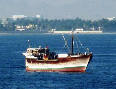 Fishing Boat off the Coast of Salalah, Oman