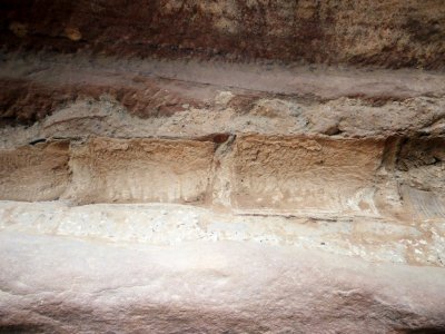 Clay Water Pipes (Top is Missing) Brought Water from the Spring to the City of Petra