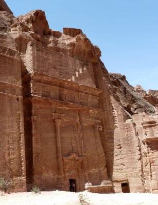 A Tomb on the Street of Facades (50 BC - 50 AD) in Petra