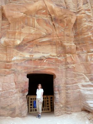 Gorgeous Sandstone on the 'Street of Facades' in Petra