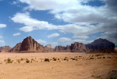 Rock Formations in Wadi Rum, Jordan