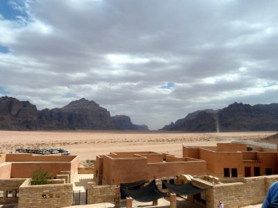 View of Wadi Rum from the Visitor Center
