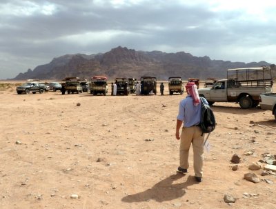 Drivers Waiting for Passengers at Wadi Rum