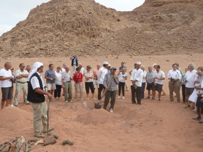 Learning About Bedouin Cooking in the Sand Called 'Zarb'