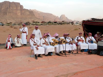 Dinner Music at the Bedouin Camp