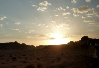 Sunset Over Wadi Rum