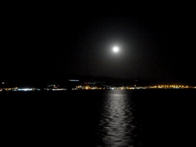 Moon Over the Red Sea (Hagl, Jordan)