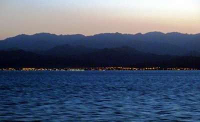 The Lights of Dahab, Egypt on the Red Sea