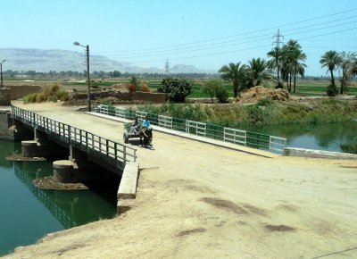 Crossing a Side Canal of the Nile