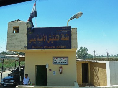 One of a Dozen Military & Police Checkpoints Between Safaga & Luxor, Egypt