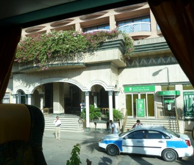 Arrival at the Luxor Sonesta Hotel