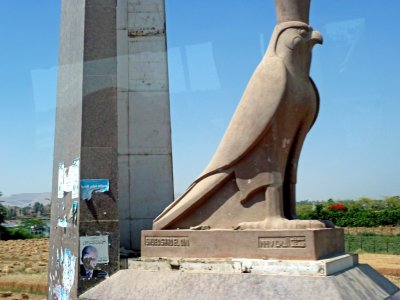 Statue on Bridge Across the Nile