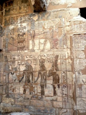 Well Preserved 12th Century BC Wall at Medinet Habu