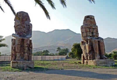 The Colossi of Memnon (1350 BC) Stood Guard in Front of Amenhotep's Memorial Temple