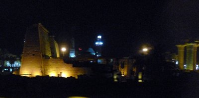 The Luxor Temple at Night