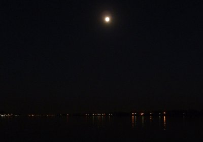The Moon Over the Nile River