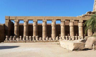 Karnak Temple was Built & Expanded from 1971 BC - 395 AD