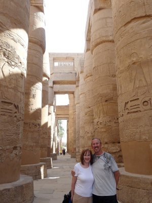 Columns in the Great Hypostyle are 33 feet in circumference and 80 feet Tall