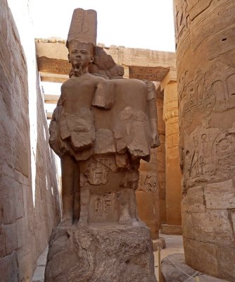 Statue in the Karnak Temple