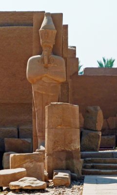 Statue at Karnak Temple