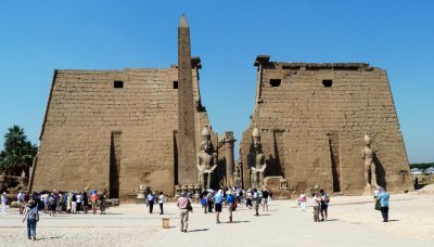 Luxor Temple was Dedicated to Amon-Re, King of the Gods, His Consort Mut, & Their Son Khons