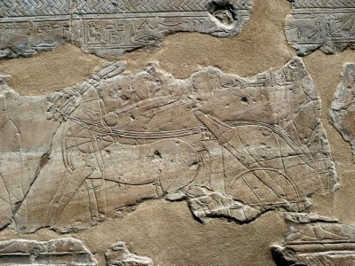 One of the Oldest Reliefs at the Luxor Temple -- Probably 1400 BC
