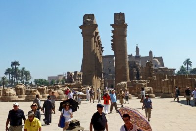 The Colonnade of Amenhotep III at the Luxor Temple