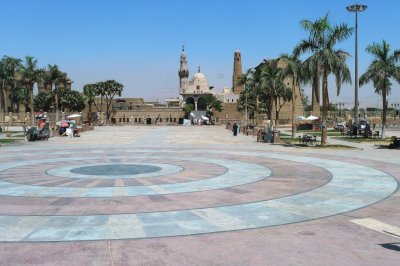 The Square in Front of Abu Haggag Mosque at the Luxor Temple