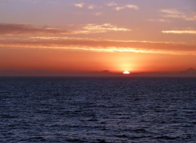 Sunset in the Gulf of Suez
