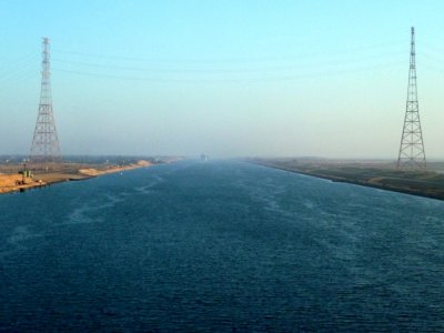 Headed North Through the Suez Canal