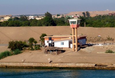 Watchtower on the Bank of the Suez Canal