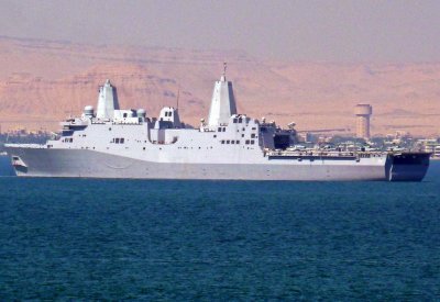 Another Navy Ship in the Suez Canal