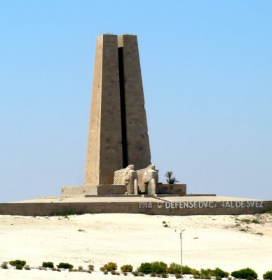 War Memorial on the West Bank of the Suez Canal