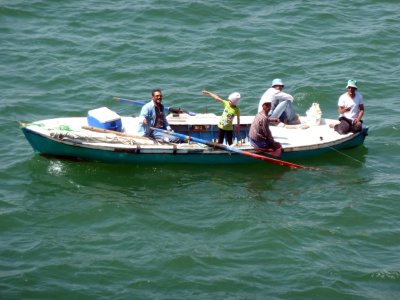  Fishermen on the Suez Canal