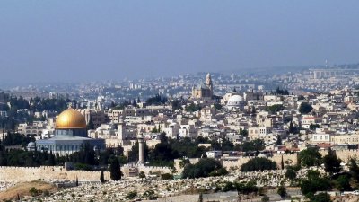 Churches Dot the Skyline of the Old City of Jerusalem