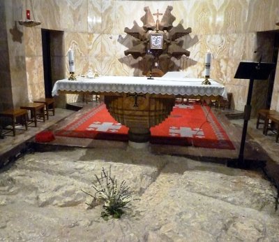 The Catholic Church Enshrined a Section of Sacred Stone in the Basilica of the Agony