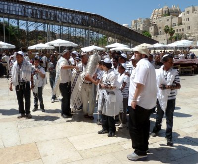 Jewish Ceremony at the Wailing (Western) Wall