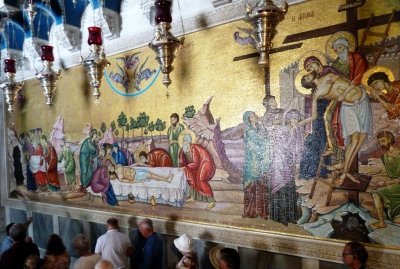 Mural in the Church of the Holy Sepulcher
