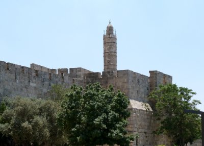 The 'Tower of David' (2nd Century BC) in Old Jerusalem