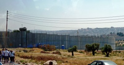 'Separation Wall' Around Bethlehem (Which is in the Palestinian Authority Territories)