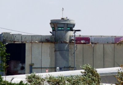 Guard Tower on 'Separation Wall' Around Bethlehem