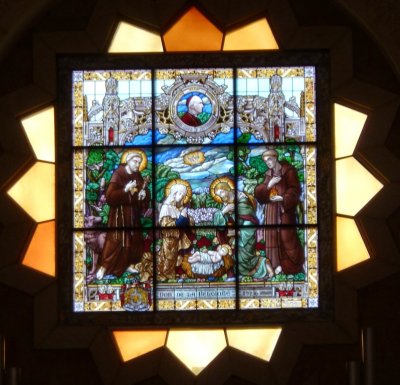 Stained Glass in the Church of St. Catherine