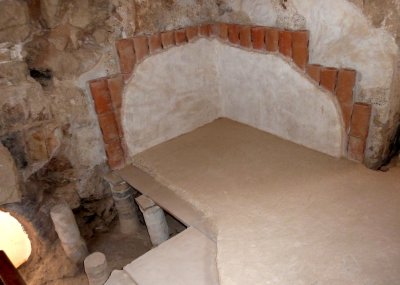 Examples of the Clay Pipes that Carried Steam Through the Wall of the 'calderium'